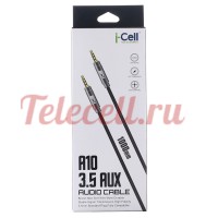 i-cell AUX Cable A10 Black