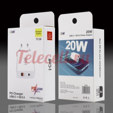 i-cell Сетевые Блоки питания 2 USB Qualcomm 3.0 + Type C 20w TC-50